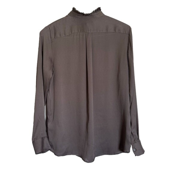 Banana Republic Accordion Ruffle Collar Shimmer Size Medium - Picture 2 of 14